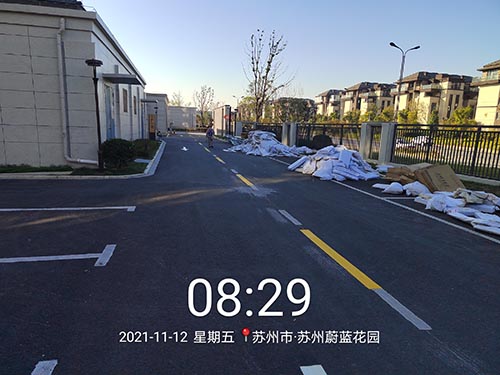 蘇州道路標(biāo)線冷漆多少錢一平？道路劃線價格多少一米？