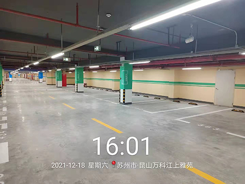 昆山車(chē)位劃線(xiàn)萬(wàn)科江上雅苑項(xiàng)目順利完工